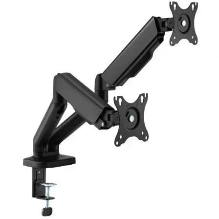 Soporte de Mesa para 2 Monitores Fonestar SMM-112PR/ Giratorio/ Inclinable/ hasta 9kg - PixelPlaza