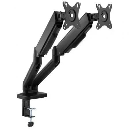 Soporte de Mesa para 2 Monitores Fonestar SMM-112PR/ Giratorio/ Inclinable/ hasta 9kg - PixelPlaza