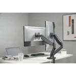 Soporte de Mesa para 2 Monitores Fonestar SMM-112PR/ Giratorio/ Inclinable/ hasta 9kg - PixelPlaza