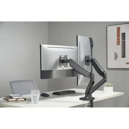 Soporte de Mesa para 2 Monitores Fonestar SMM-112PR/ Giratorio/ Inclinable/ hasta 9kg - PixelPlaza