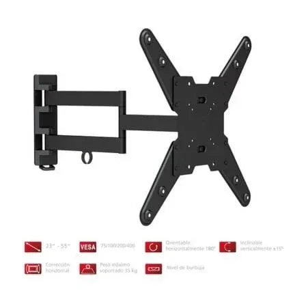 Soporte de Pared Orientable/ Inclinable Fonestar STV-683N para TV de 23-55"/ hasta 35kg - PixelPlaza