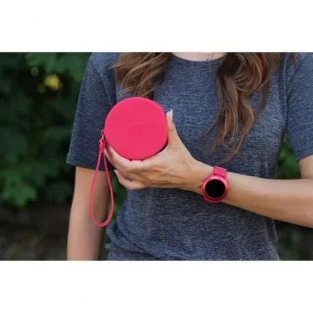 Smartwatch Forever Colorum CW-300/ Notificaciones/ Frecuencia Cardíaca/ Magenta - PixelPlaza