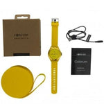 Smartwatch Forever Colorum CW-300/ Notificaciones/ Frecuencia Cardíaca/ Amarillo - PixelPlaza