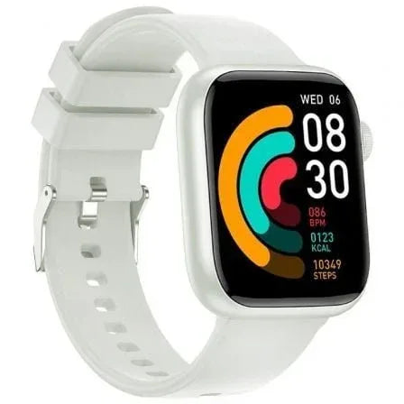 Smartwatch Forever IGo Watch 3 JW-500/ Notificaciones/ Frecuencia Cardíaca/ Blanco - PixelPlaza