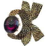Forever Smartwatch Lucca SB-370/ Notificaciones/ Frecuencia Cardiaca/ Oro Rosa/ Incluye Correa Leopardo - PixelPlaza