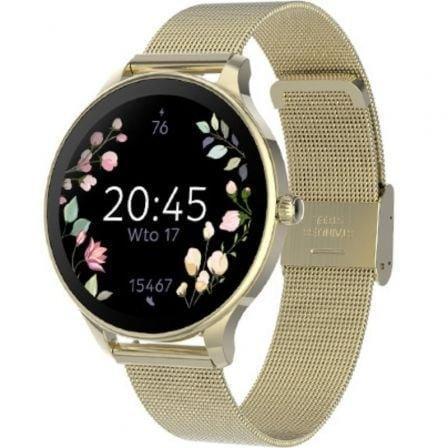 Smartwatch Forever Velora SB-306/ Notificaciones/ Frecuencia Cardíaca/ Oro - PixelPlaza