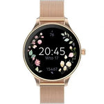 Smartwatch Forever Velora SB-306/ Notificaciones/ Frecuencia Cardíaca/ Oro Rosa - PixelPlaza