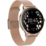 Smartwatch Forever Velora SB-306/ Notificaciones/ Frecuencia Cardíaca/ Oro Rosa - PixelPlaza
