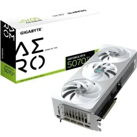 Tarjeta Grßfica Gigabyte GeForce RTX 5070Ti AERO OC/ 16GB GDDR7 - PixelPlaza