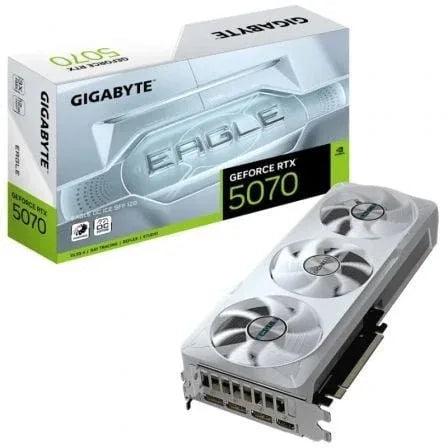 Tarjeta Gráfica Gigabyte GeForce RTX 5070 EAGLE OC ICE SFF/ 12GB GDDR7 - PixelPlaza