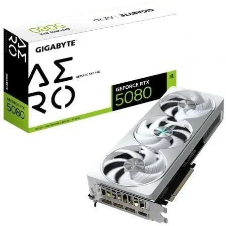 Tarjeta Grßfica Gigabyte GeForce RTX 5080 AERO OC SFF/ 16GB GDDR7 - PixelPlaza