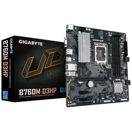 Placa Base Gigabyte B760M D3HP Socket 1700/ DDR5/ PCIe 4.0/ Micro ATX - PixelPlaza