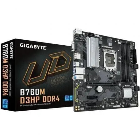 Placa Base Gigabyte B760M D3HP DDR4 Socket 1700/ DDR4/ PCIe 4.0/ Micro ATX - PixelPlaza