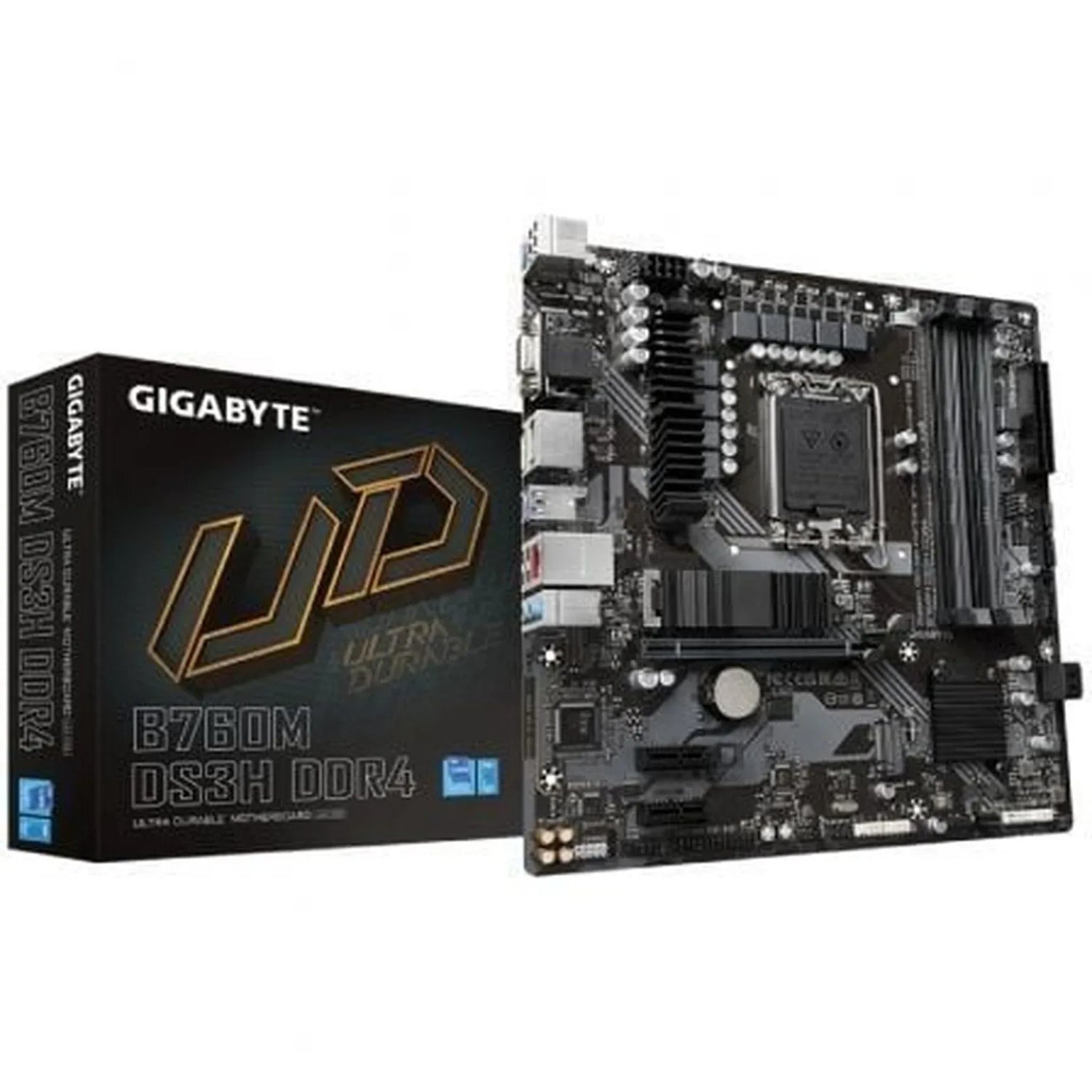 Placa Base Gigabyte B760M DS3H DDR4 Socket 1700/ DDR4/ PCIe 4.0/ Micro ATX - PixelPlaza