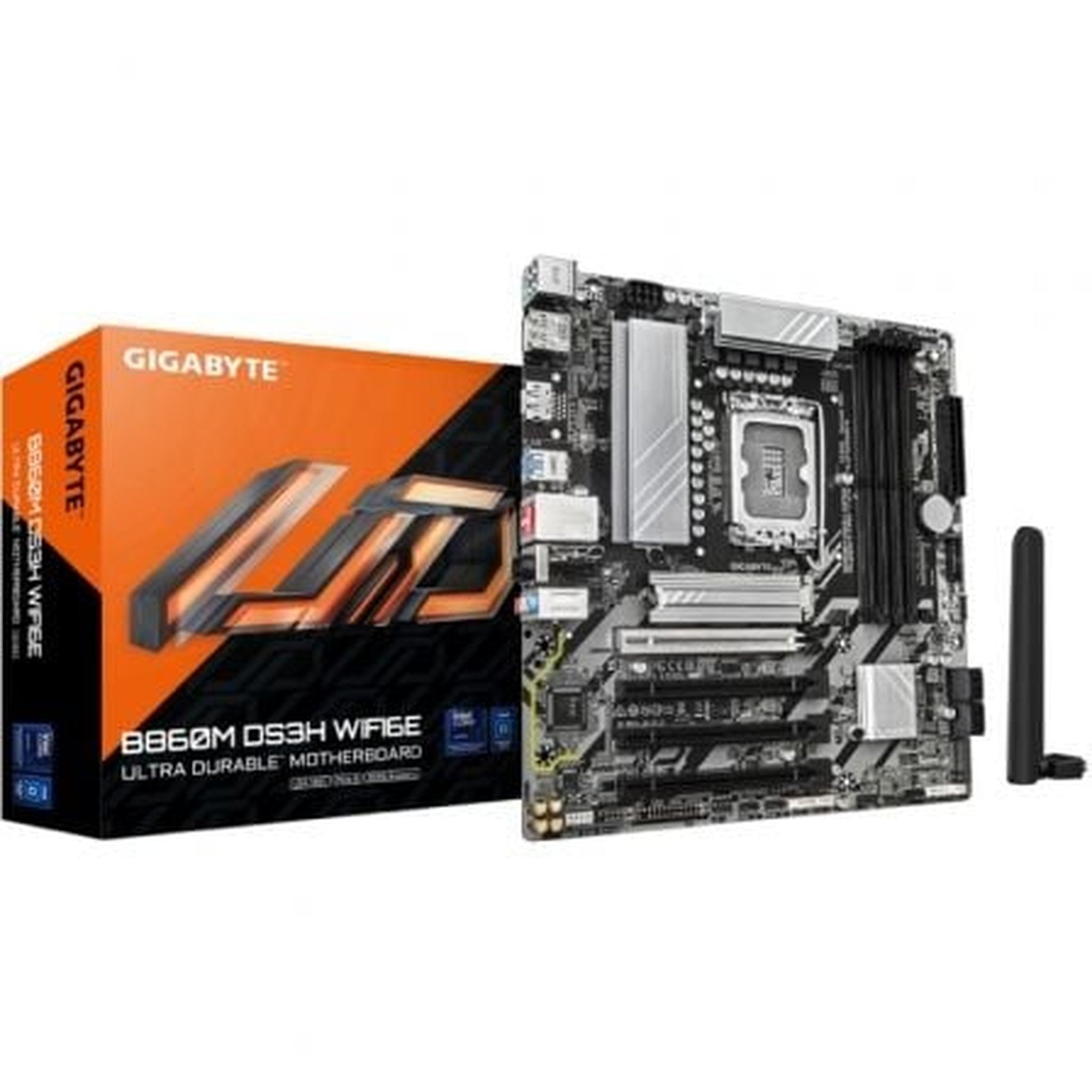 Placa Base Gigabyte B860M DS3H WIFI6E Socket 1851/ DDR5/ PCIe 5.0/ Micro ATX