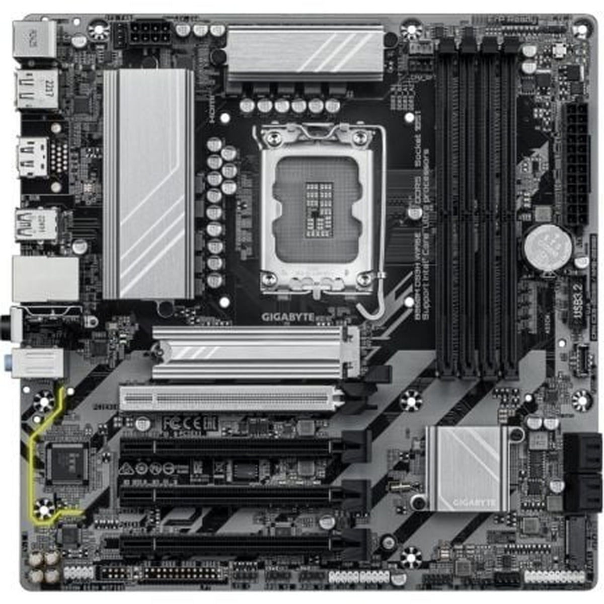 Placa Base Gigabyte B860M DS3H WIFI6E Socket 1851/ DDR5/ PCIe 5.0/ Micro ATX