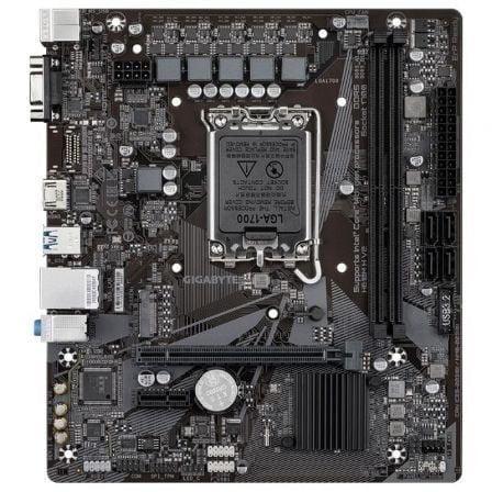 Placa Base Gigabyte H610M H V2 Socket 1700/ DDR5/ PCIe 4.0/ Micro ATX - PixelPlaza