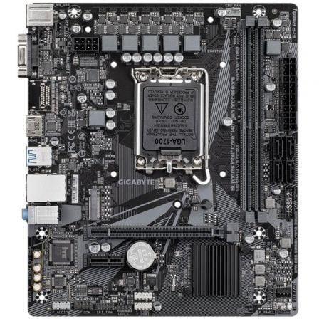 Placa Base Gigabyte H610M H V3 DDR4 Socket 1700/ DDR4/ PCIe 4.0/ Micro ATX - PixelPlaza