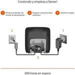 Teléfono Inalámbrico Gigaset A270/ Negro - PixelPlaza