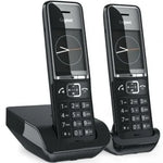 Teléfono Inalámbrico Gigaset Comfort 550/ Pack DUO/ Negro - PixelPlaza