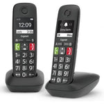 Teléfono Inalámbrico Gigaset E290/ Pack DUO/ Negro - PixelPlaza