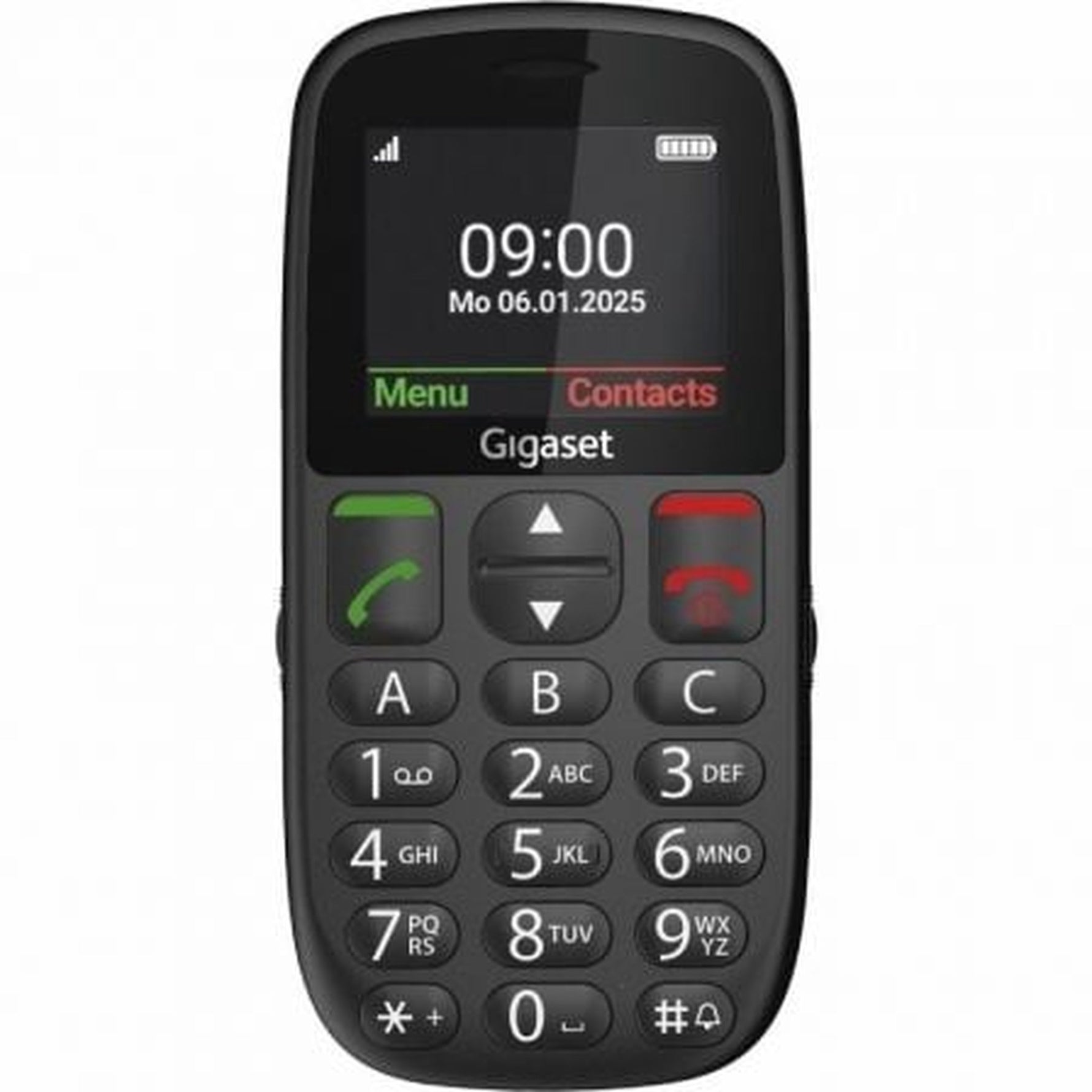 TelÈfono MÛvil Gigaset GL395 para Personas Mayores/ Negro