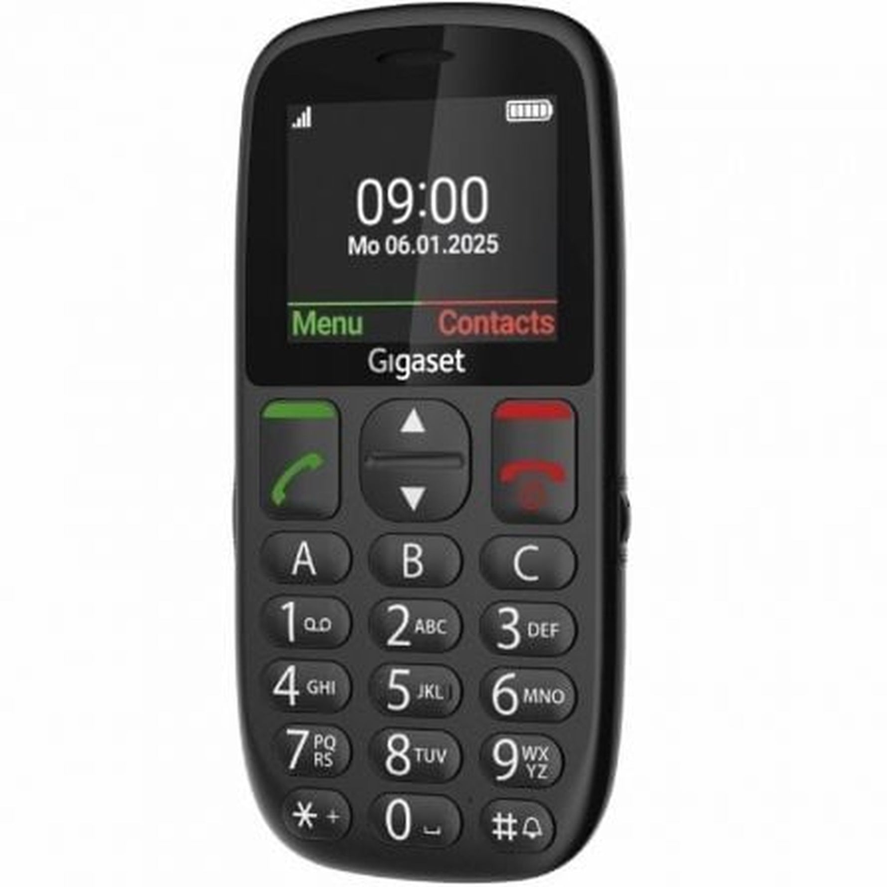TelÈfono MÛvil Gigaset GL395 para Personas Mayores/ Negro