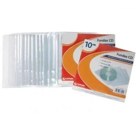 Funda CD Grafoplás 13650000/ 10 unidades - PixelPlaza