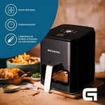 Freidora por Aire Airfryer / Sin Aceite Grunkel Black Easy Fryer/ 1200W/ Capacidad 4L - PixelPlaza