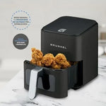 Freidora por Aire Airfryer / Sin Aceite Grunkel Black Easy Fryer/ 1200W/ Capacidad 4L - PixelPlaza