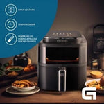 Freidora por Aire Airfryer / Sin Aceite Grunkel Black Light Fryer/ 1400W/ Capacidad 6L - PixelPlaza