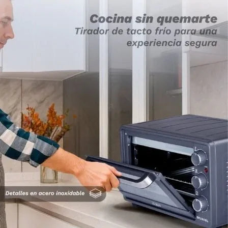 Horno de Sobremesa Grunkel HR-23EASY/ 1600W/ Capacidad 23L - PixelPlaza