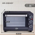 Horno de Sobremesa Grunkel HR-23EASY/ 1600W/ Capacidad 23L - PixelPlaza