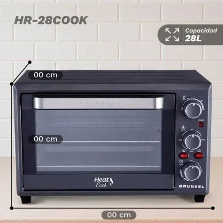 Horno de Sobremesa Grunkel HR-28COOK/ 1600W/ Capacidad 28L - PixelPlaza