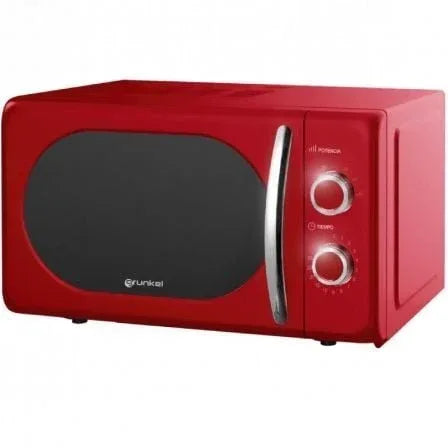 Microondas Grunkel Vintage MW-20ROJO/ 700W/ Capacidad 20L/ Rojo - PixelPlaza