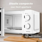 Microondas Grunkel MW-25EASY/ 850W/ Capacidad 25L/ Blanco