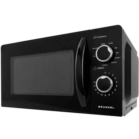 Microondas Grunkel MWG-20NG/ 700W/ Capacidad 20L/ Funcion Grill/ Negro - PixelPlaza