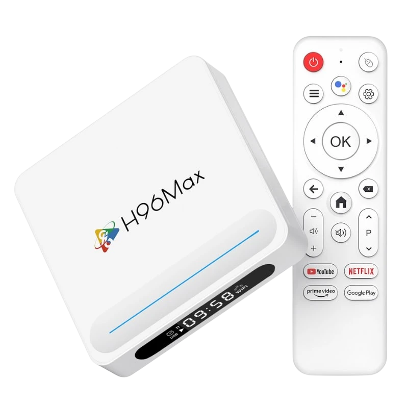 H96 Max Plus 2GB/16GB Android 14 8K WiFi 6 Bluetooth H618 TV Box