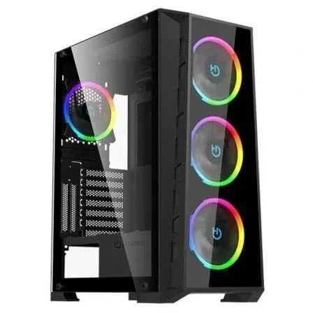 Caja Gaming Semitorre Hiditec MH12 GLASS - PixelPlaza