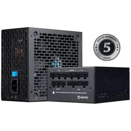 Fuente de Alimentación Hiditec GDX1050 V2/ 1050W/ Ventilador 14cm/ ATX 3.0/ PCIe 5.0/ 80 Plus Gold - PixelPlaza