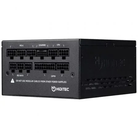 Fuente de Alimentación Hiditec GDX1050 V2/ 1050W/ Ventilador 14cm/ ATX 3.0/ PCIe 5.0/ 80 Plus Gold - PixelPlaza
