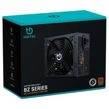 Fuente de Alimentación Hiditec RL550/ 550W/ Ventilador 12cm/ 80 Plus Bronze - PixelPlaza