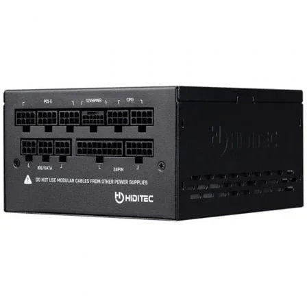 Fuente de Alimentación Hiditec GDX750 V2/ 750W/ Ventilador 14cm/ ATX 3.0/ PCIe 5.0/ 80 Plus Gold - PixelPlaza