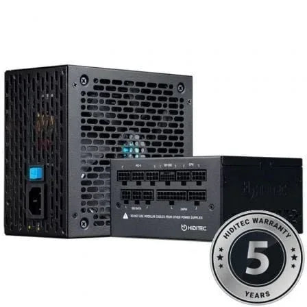 Fuente de Alimentación Hiditec GDX850 V3/ 850W/ Ventilador 14cm/ ATX 3.1/ PCIe 5.1/ 80 Plus Gold - PixelPlaza