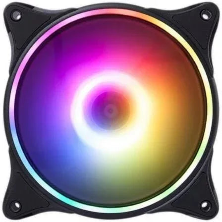 Ventilador Hiditec N18 ARGB/ 12cm/ Negro - PixelPlaza