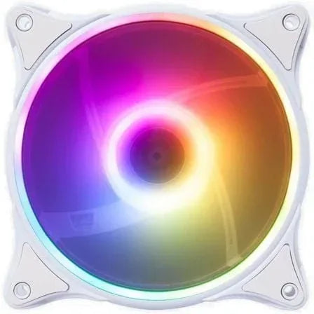 Ventilador Hiditec N18 ARGB/ 12cm/ Blanco - PixelPlaza
