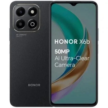 Smartphone Honor X6B 4GB/ 128GB/ 6.56"/ Negro Medianoche - PixelPlaza