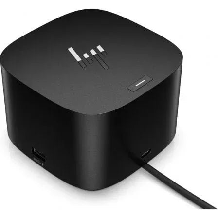 Docking USB Tipo-C HP Thunderbolt G4 280 W con cable combo/ 4xUSB/ 1xHDMI 4K/ 1xRJ45/ 2xDisplayPort/ 1xJack/ 3xUSB Tipo-C PD/ 1xAC/ Negro - PixelPlaza