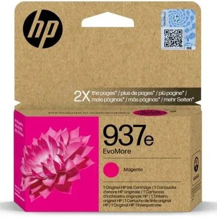Cartucho de Tinta Original HP nº937e EvoMore/ Magenta - PixelPlaza