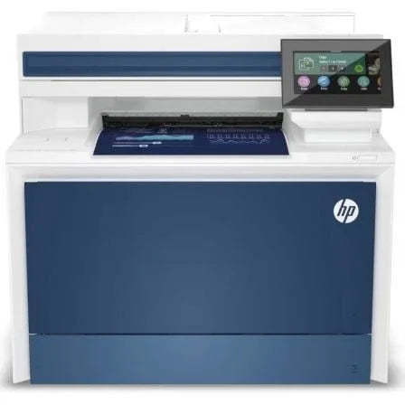 Multifunción Láser Color HP LaserJet Pro 4302dw/ WiFi/ Dúplex/ ADF/ Blanca y Azul - PixelPlaza